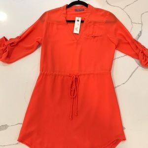 Lily Rain Orange Dress